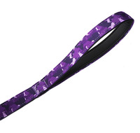 Laisse pour chien personnalisée à motif uni avec boucle à dégagement rapide en métal, en fibre durable, résistante aux morsures