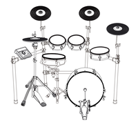 Batterie électronique de jazz et de percussion occidentale pour la maison, idéale pour l'entraînement des adultes et des enfants débutants - Vente en gros directe usine