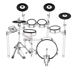 Wholesale Factory Household Electronic <b>Drum</b> Set, Jazz Western Percussion Kit for Adult Kids Beginner Practice - Product Image 6