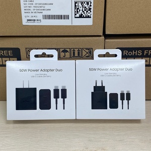 Cable USB C de Doble Puerto EP-T5020 Original de Fábrica al por Mayor, Adaptador de Corriente de 50 W para Samsung Galaxy S26 S25 S24 S23 - Product Image 1