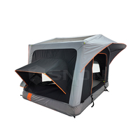 Nouvelle conception de tente de toit rigide légère pour SUV 4x4, tente de toit amphibie pour camping, 1-2 personnes, Oxford imperméable