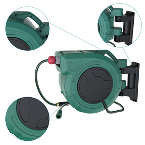 HR035 1/2 ''35 M Hose Reels Thủy Lợi Rửa Hệ Thống Hose Reels Tự Động Vườn Treo Tường Hose <span class=keywords><strong>Reel</strong></span> - Product Image 3