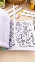 Livre de coloriage A5 personnalisé noir et blanc pour enfants avec reliure parfaite, papier fantaisie, impression offset, pack anti-stress