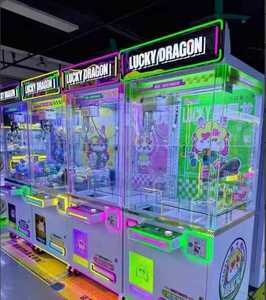 Lucky Dragon Claw Machine Acrylic Mini Game Arcade Toy Grabber For Kids Entertainment - Product Image 3