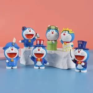 Promotional Gift cartoon Toy Doll Travel Round the World Doraemon Action Figure for gift