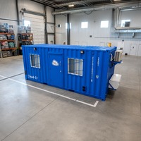 Maison conteneur de bureau mobile, cabine de travail insonorisée extérieure, pièce modulaire préfabriquée pour jardin et usage professionnel