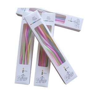 Venda Quente: Velas de Parafina Ecológicas, Não Tóxicas, Sem Perfume, Coloridas, Românticas, em Formato de Lápis, Feitas à Mão para Crianças e Ano Novo - Product Image 3