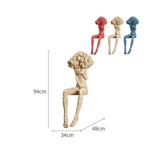 Nhà Cung Cấp Điêu Khắc Ngoài Trời Trung Quốc Không Khí Cao Cấp Điêu Khắc Cho Nữ Hiện Đại Hiện Đại Lớn Trong Nhà - Product Image 3