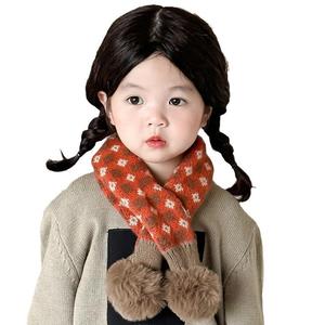 <span class=keywords><strong>Bufanda</strong></span> Corta de Secado Rápido para Otoño e Invierno 2024, <span class=keywords><strong>Cuello</strong></span> de Piel, Tejido Cruzado, Protección para el <span class=keywords><strong>Cuello</strong></span> de Lana, para Bebé Niño - Product Image 5