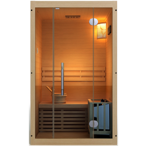 ساونا بخار تقليدية داخلية لشخص واحد مع سخان خشبي بقفل خشبي باخرة غرفة ساونا - Product Image 4