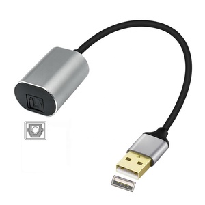 <span class=keywords><strong>Adaptateur</strong></span> audio optique USB A vers Toslink, émetteur numérique <span class=keywords><strong>SPDIF</strong></span> unidirectionnel pour ordinateur portable, connexion par fibre optique - Product Image 1