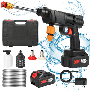 Pistola de Agua Multifuncional de Alta Presión para Lavado de Autos, Eléctrica, 21V, Fuente de Alimentación Eficiente, Limpieza a Presión con PP para Lavado de Autos - Product Image 1