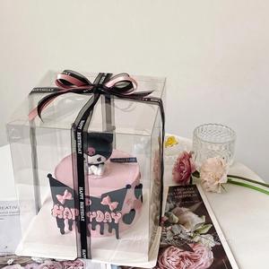 ท็อปเปอร์เค้กอะคริลิค คุโรมิ น่ารักหวานฉ่ำ ตกแต่งวันเกิด หมวกดำ แมวน้อย - Product Image 4