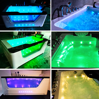 Baignoire de luxe Jacuzzeer Spa Baignoire avec Tv Cascade Baignoire pour Salle de Bain Spa Baignoires Spray Jet air Bubble Bath