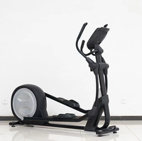 Elliptique électrique NO.12 professionnel pour salle de sport, équipement de fitness commercial avec résistance magnétique et écran LED/LCD