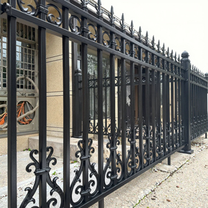 Custom <span class=keywords><strong>moderne</strong></span> verniciate a polvere <span class=keywords><strong>in</strong></span> <span class=keywords><strong>ferro</strong></span> battuto Privacy pannelli recinzione moderna scherma traliccio & cancelli per uso di sicurezza - Product Image 4