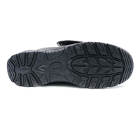 Chaussures de sécurité MAXITOUGH pour l'industrie pétrolière, en cuir pleine fleur embossé, avec embout en acier, résistantes à la perforation, à fermeture éclair, pour le soudage, pour hommes