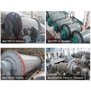 Ball Mill For Rock And Gold 2100*3000 245kw Grinding Machine Laboratory Horizontal Ball Mill For Lab