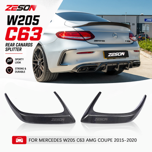ZESON Aileron arrière en fibre de carbone véritable pour Mercedes Benz Classe C W205 <span class=keywords><strong>C63</strong></span> <span class=keywords><strong>AMG</strong></span> <span class=keywords><strong>Coupé</strong></span> 2015-2018 - Product Image 1