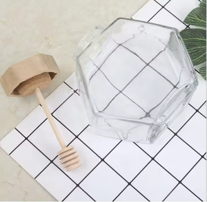 Hexagonal Acrylic <b>Diffuser</b> <b>Bottle</b> With Wooden Cap Amber Liquid Inside Household Fragrance Container - Product Image 3