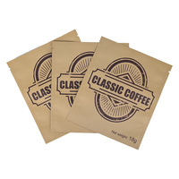 Emballage en plastique OPP personnalisé de petite quantité, petite pochette vide pour thé et café, Sachet pour emballage de café