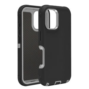 Nouveau modèle Heavy Duty Hard Armor Defender étui pour iPhone 16 11 12 13 14 15 Pro Max 3 en 1 étui <span class=keywords><strong>de</strong></span> <span class=keywords><strong>téléphone</strong></span> portable - Product Image 3