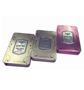 Caja <span class=keywords><strong>de</strong></span> hojalata rectangular ecológica personalizada para <span class=keywords><strong>sombras</strong></span> <span class=keywords><strong>de</strong></span> ojos, embalaje cosmético vacío, <span class=keywords><strong>paleta</strong></span> <span class=keywords><strong>de</strong></span> caja <span class=keywords><strong>de</strong></span> hojalata con imán, reciclada - Product Image 5