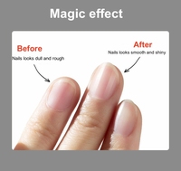 Lime à ongles en verre nano transparente de haute qualité lavable et réutilisable personnalisée avec logo Lime à pied Callus Remover Pro