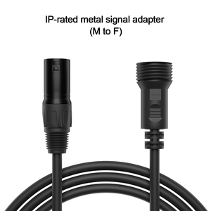 Câble de signal DMX512 SHEHDS IP65 pour extérieur, 1m-10m, étanche, pour éclairage de scène - Product Image 2