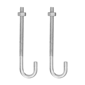 HF Acier L J Type Boulon D'<span class=keywords><strong>ancrage</strong></span> <span class=keywords><strong>Goujon</strong></span> Boulon Coffrage <span class=keywords><strong>M10</strong></span>-M24 L Type Boulon D'<span class=keywords><strong>ancrage</strong></span> Avec Écrou - Product Image 1