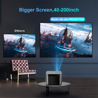Mini Proyector Inteligente RD-501 4K con Android, Sonido Estéreo HIFI, Enfoque Automático, Cine LED Portátil para el Hogar