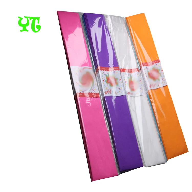 Factory Price Premium Colored Crepe Paper for Gift Packaging Customizable Multi-color Options