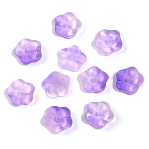 Fashionable Multi-color Straight-hole <b>Acrylic</b> Flower <b>Beads</b> for DIY Handmade Materials Bracelets Mobile Phone Chains Accessories - Product Image 2