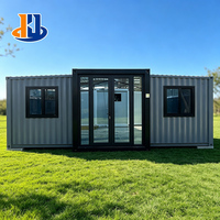Maison préfabriquée en conteneur à structure en acier extensible de 40 pieds, entièrement meublée, design moderne pour chambre et villa