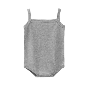 Vestiti estivi per bebè in cotone 100% personalizzato CPC senza maniche canotta per neonato vestito con spalline sottili body per bambina - Product Image 6
