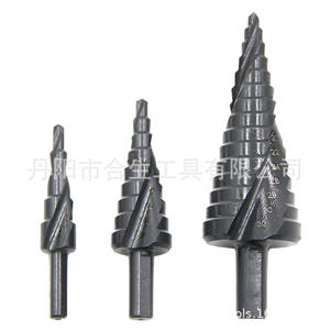 Mr <b>Drill</b> <b>Step</b> <b>Drill</b> Bit Set 10-32mm Black Oxide Triangular Shank Metal Drilling Twist <b>Drill</b> Bits - Product Image 1