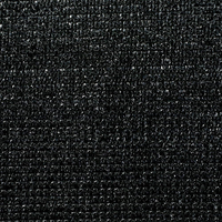 Toile d'ombrage solaire 90 % végétale avec œillets pour couverture de pergola, noir