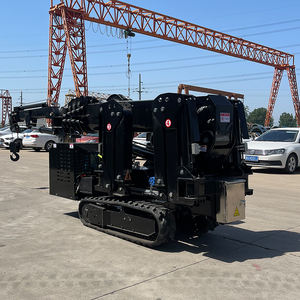 China Crawler <span class=keywords><strong>Crane</strong></span> EPA Euro 5 Diesel y Electric Dual Power hidráulico Outrigger Folding Boom Fly Jib Soider <span class=keywords><strong>Crane</strong></span> - Product Image 6