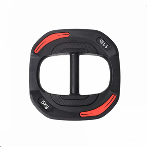 Juego de Mancuernas de Hierro Fundido con Revestimiento de PU y Agarre Tipo Cocodrilo, Kit Ajustable de 20 kg para Ejercicios con Cuerda para Saltar, Uso en Gimnasio, Barra de Mancuernas - Product Image 5