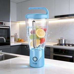 Licuadora Portátil de 1000 ml y 150 W, a Prueba de Fugas, Libre de BPA, con 6 Cuchillas, Modo Turbo, Recargable por USB, Batería de 2000 mAh, para Uso en Exteriores - Product Image 6