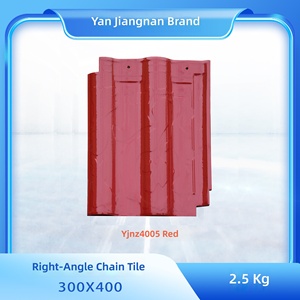<span class=keywords><strong>Tuile</strong></span> de toit en céramique 2026 à emboîtement motif Fu 300x400mm - Shingles en argile émaillée étanches prêts pour l'énergie solaire pour <span class=keywords><strong>toiture</strong></span> de villa - Product Image 3