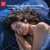 MINISO X16 Sleep Headset Mini In-Ear HD Stereo Headphones dengan Peredam Kebisingan 5.4 untuk Olahraga & Permainan