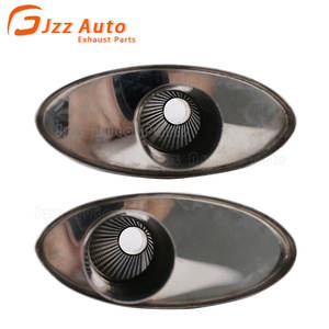 <span class=keywords><strong>Silencieux</strong></span> central de tuyau d'échappement de pièces d'auto acier inoxydable 2.5/3 pouces découpe <span class=keywords><strong>9</strong></span>*4 pouces <span class=keywords><strong>silencieux</strong></span> de résonateur d'échappement de corps ovale pour la voiture - Product Image 5