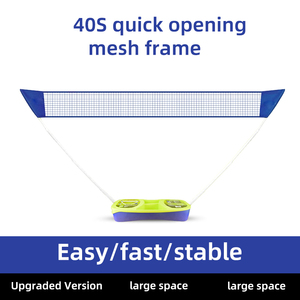 Xách tay cầu lông Net Set với lưu trữ cơ sở vợt và cầu lông Combo cho sân sau bãi biển công viên đào tạo - Product Image 2