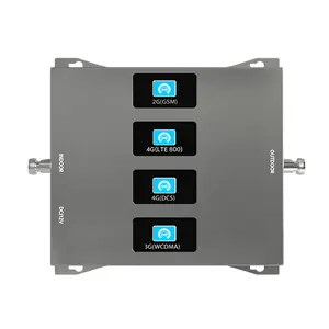 Vierfrequentie 2G 3G 4G 20dbm Signaal Ontvangende 800/900/1800/2100 Versterkende Repeater Signaalversterker Mobiele Telefoon Signaalversterker