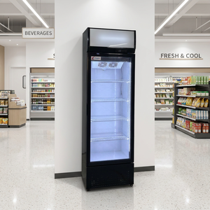 Refrigerador Comercial para Cerveza con Puerta de Vidrio, Enfriador Vertical para Bar y <span class=keywords><strong>Pub</strong></span>, Caja LED, Personalizable - Product Image 1