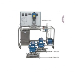 Équipement Didactique de Contrôle de Débit et d'Étude des Vannes avec Ordinateur et Alimentation de Secours (UPS) – Simulateur de Contrôle de Processus - Product Image 1