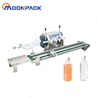Machine de remplissage de liquides Moonpack MP-4H1200, modèle de bureau, facile à utiliser, petite machine de remplissage de bouteilles de liquides pour jus, lait, eau