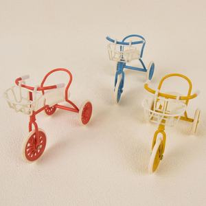 Трехколесный велосипед-коляска 1:12 Babycare в простом стиле, трехколесный велосипед с педалями, трехколесный велосипед для кукол, для кукольного домика - Product Image 5