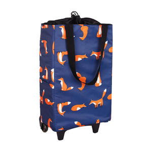 购物车小手推车家用神器小拖车折叠手推车叠放手绘手推车 - Product Image 4